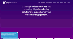 Desktop Screenshot of equalscreative.com